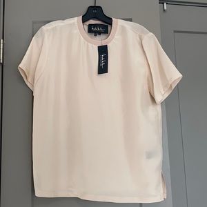Brand New Nicole Miller Parchment Top S